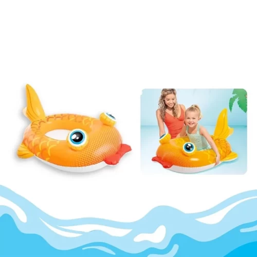 قایق بادی کودک اینتکس intex طرح ماهی کد P/59380/D