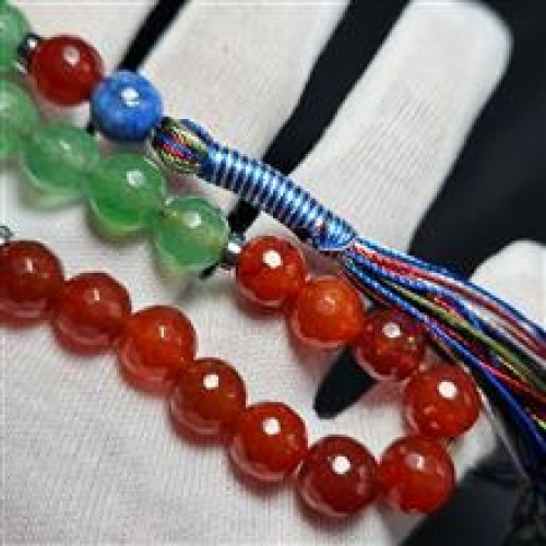 خرید تسبیح33دانه سنگهای جید معدنی کد37790 وردسا