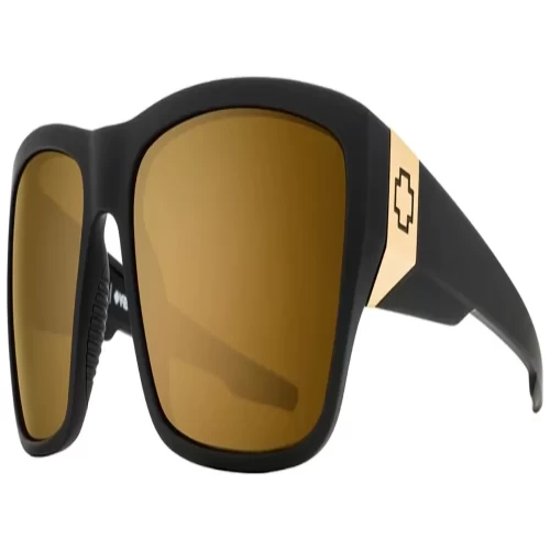 عینک آفتابی اسپای Dirty Mo 2 25 Anniv Matte Black Gold-HD Plus Bronze with Gold Spectra - Image 2