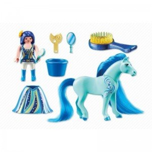 خرید پرنسس لونا با اسب پلی موبيل مدل Princess Luna with horse 6169