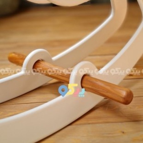 خرید راکر چوبی اسب سفید