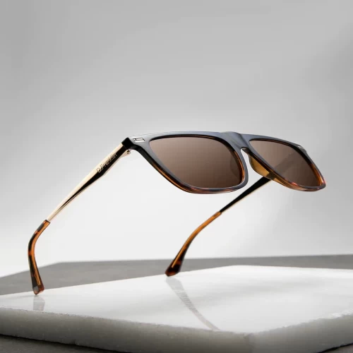 عینک آفتابی دی فرانکلین مدل D.Franklin ATMOS / DEMI MID - BROWN - Image 4