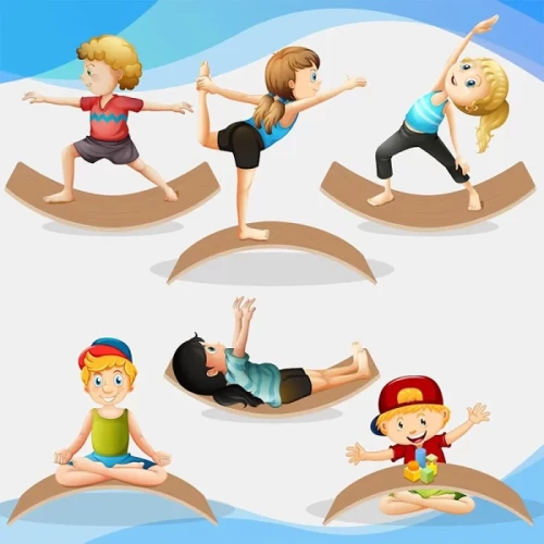 تخته تعادلی چوبی بزرگ بدون زیره کد P/JHTOY901/B