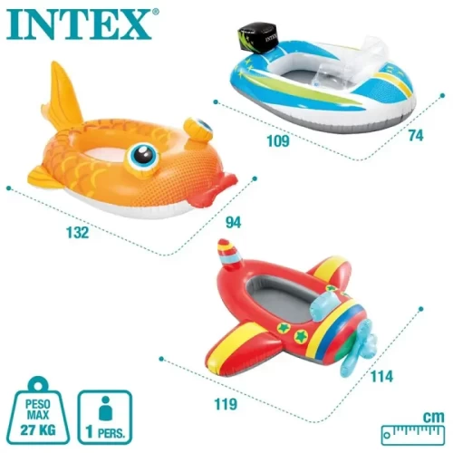 قایق بادی کودک اینتکس intex طرح کشتی کد P/59380/B