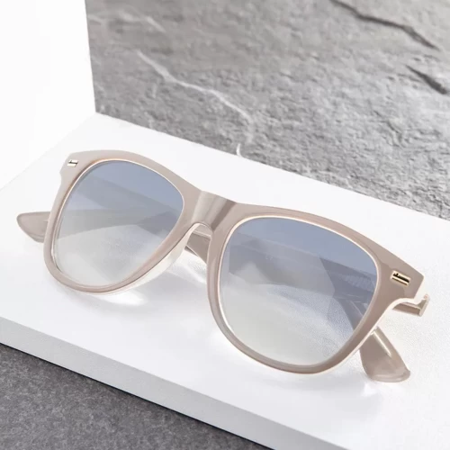 عینک آفتابی دی فرانکلین مدل D.franklin Roosevelt V Shiny Beige / Grad Blue - Image 6