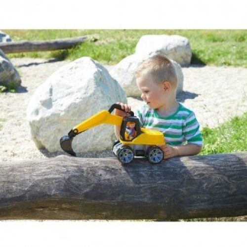 بازی و سرگرمی با بیل مکانیکی زرد مشکی Lena 04411 - Truxx excavator