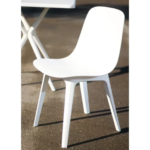میز بزرگسال مربع تیکا رنگ سفید P/TF03/WH