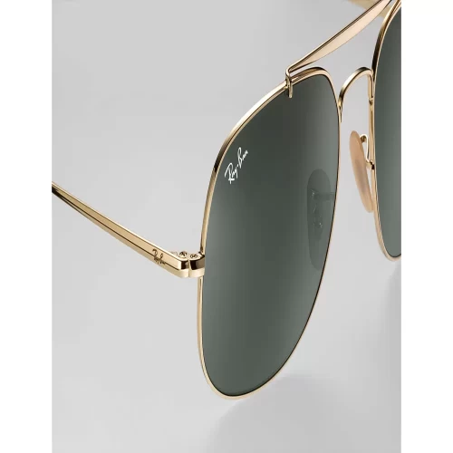 عینک آفتابی RayBan 3561 General Gold Green Classic G 15 - Image 4