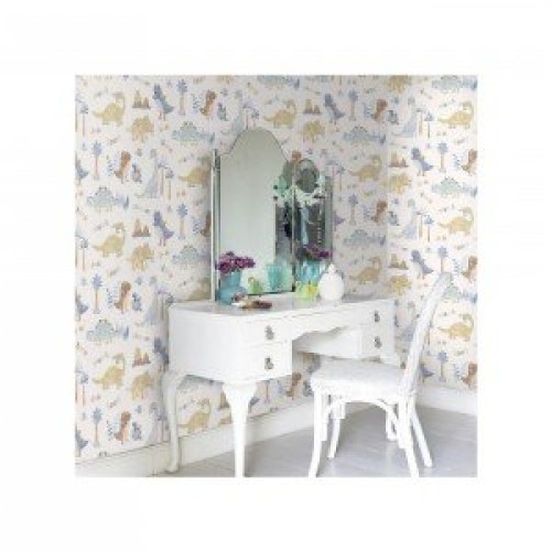 کاغذ دیواری انگلیسی اتاق کودک - تاینی تاتز G45128 tiny tots