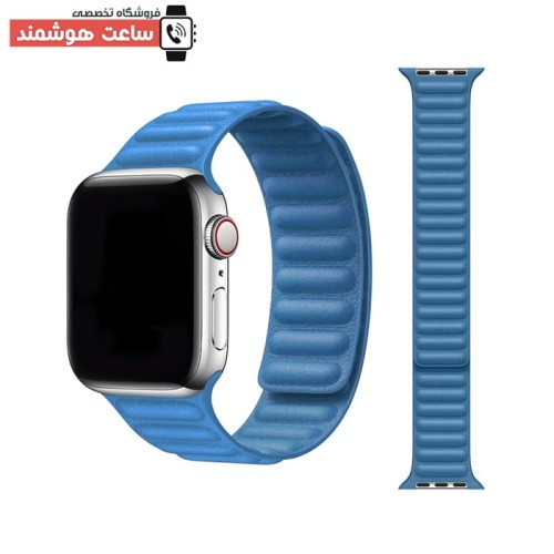 بند لدر لینک اپل واچ - Apple Watch Leather Link Strap - Image 7