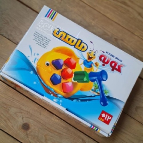 اسباب بازی پازل چکشی مدل ماهی