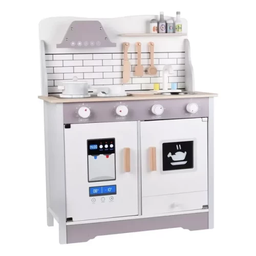 آشپزخانه کودک چوبی رنگ سفید کد BL20213