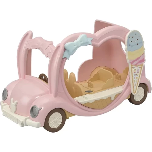 اسباب بازی سیلوانیان فامیلیز Sylvanian Families مدل Adventure Kindergarten Bus Rainbow کد 5744