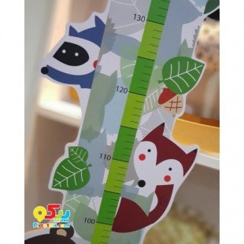 چارت قد چوبی جنگل Classic World مدل forest Growth chart 4812