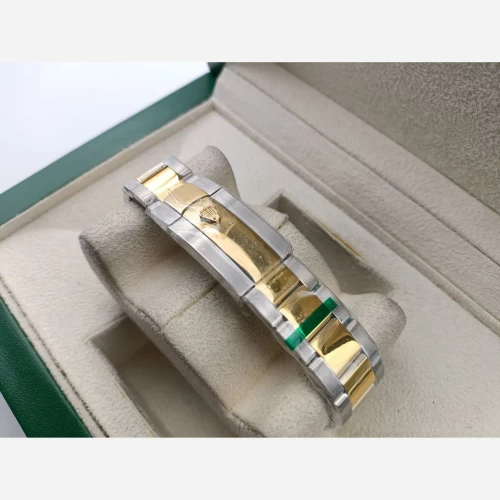 ساعت رولکس اکسپلورر دو رنگ طلایی صفحه مشکی تک مردانه - Image 2