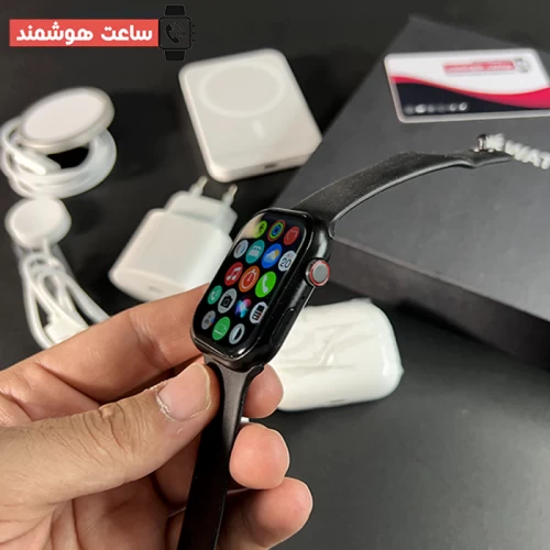 ساعت هوشمند اسمارت A2989 پک نایکی به همراه مگ سیف و ایرپاد - Image 6