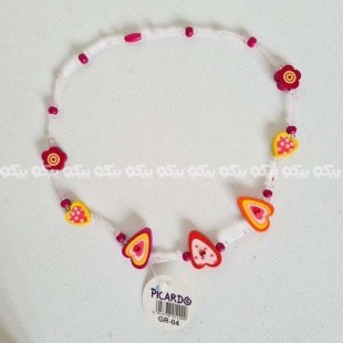 ست دستبند و گردنبند چوبی کد GR-04