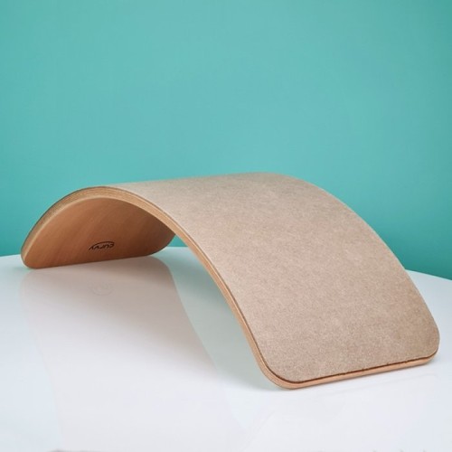 تخته تعادلی چوبی بزرگ با زیره نسکافه ای curvy مدل P/5555/NE