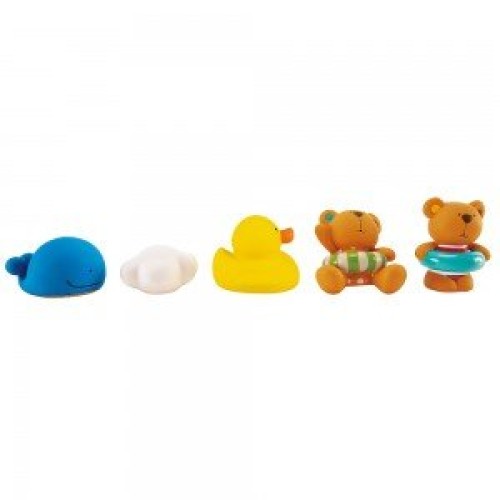 ست لیف کودک 0200 TEDDY AND DUCK BATH MITT SET hape
