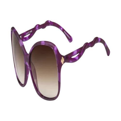 عینک آفتابی اسپای Spy Fiona Soft Matte Purple Tort Happy Bronze Fade - Image 2