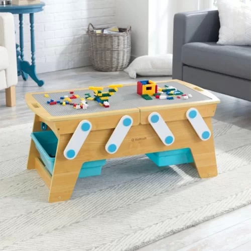 میز لگو بازی چوبی Kidkraft مدل Building Bricks Play