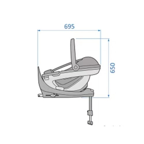 کریر مکسی کوزی مدل Maxi Cosi Coral 360 رنگ سبز كد 8559047110