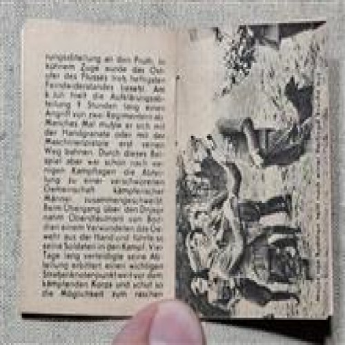 فروش دفترچه مینیاتوری قهرمان آلمان نازی هیتلر