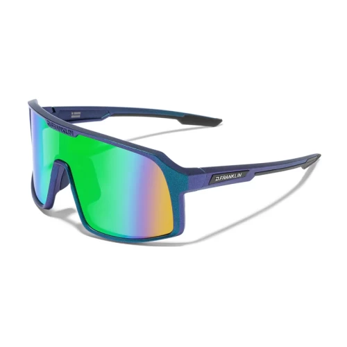 عینک آفتابی دی فرانکلین مدل D.franklin WIND LIMITED EDITION / IRIDISCENT NAVY - GREEN - Image 4