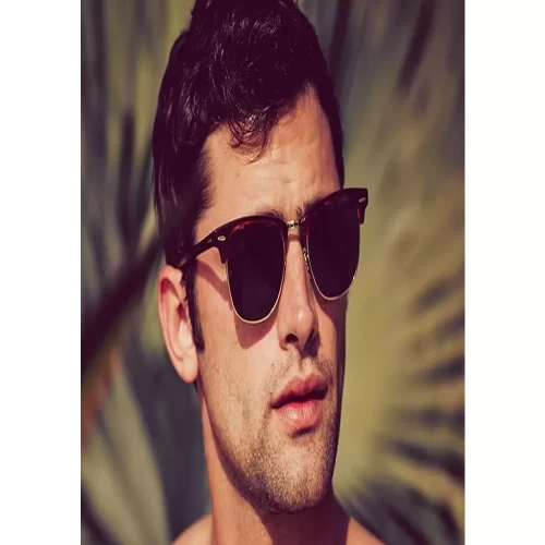 عینک آفتابی RayBan 3016 51 Clubmaster Classic Tortoise Green Classic - Image 6