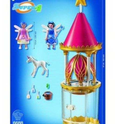 خرید قصر پلی موبیل مدل PLAYMOBIL Musical Flower Tower with Twinkle 6688