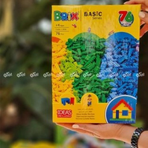 لگو کلاسیک کودک 76 تکه BRIX مدل KB11000