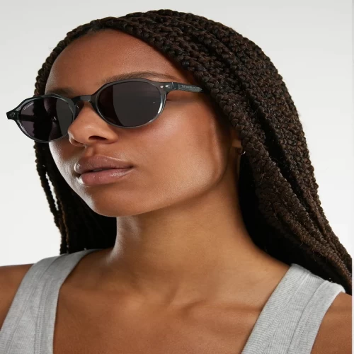 عینک آفتابی دی فرانکلین مدل D.Franklin ULTRA LIGHT S ROUND / CRYSTAL GREY - BLACK - Image 3