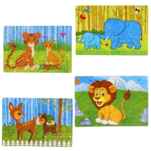 خرید پازل چوبی حیوانات جنگل