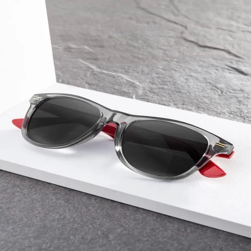 عینک آفتابی دی فرانکلین مدل D.Franklin ROOSEVELT V / SHINY CRYSTAL - BLACK - Image 5