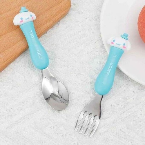 قاشق و چنگال فانتزی کودک طرح کرومی کد 089108