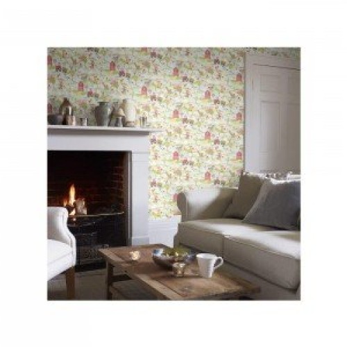 کاغذ دیواری انگلیسی اتاق کودک - تاینی تاتز G45130 tiny tots