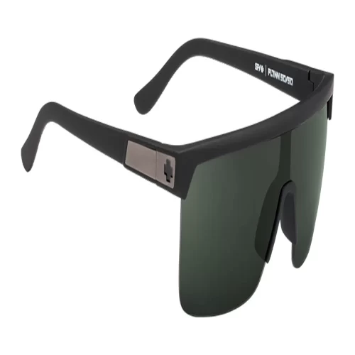 عینک آفتابی اسپای Flynn Soft Matte Black - HD Plus Gray Green - Image 3