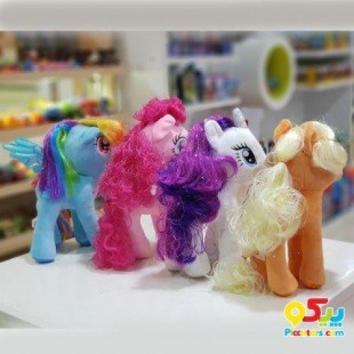 عروسک پولیشی اسب پونی نارنجی برند hasbro کد 650120