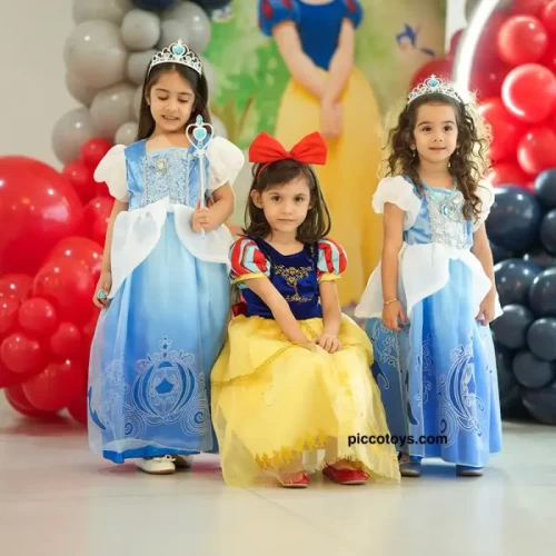 لباس پرنسس سیندرلا به همراه اکسسسوری کد 11810NEW
