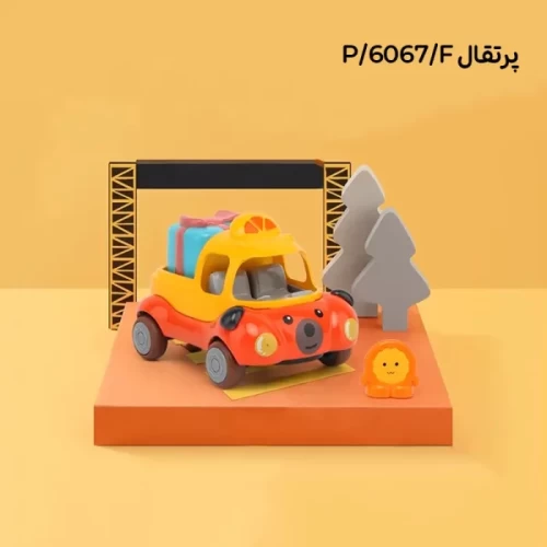 اسباب بازی اتوبوس فلزی عقب کش مدل بستنی کد 6067