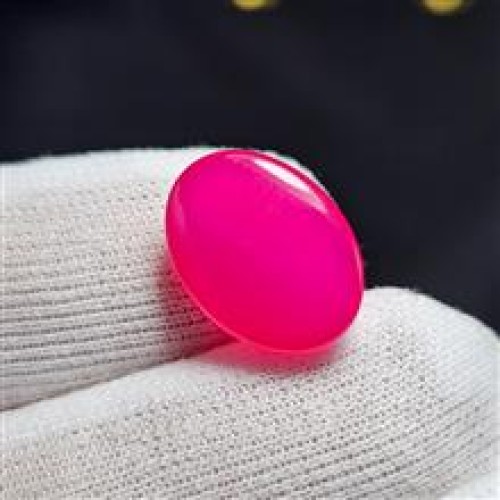 خرید نگین سنگ عقیق صورتی معدنی کد وردسا