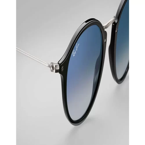 عینک آفتابی RayBan 2447 Scuderia Ferrari Black Silver Light Blue Gradient - Image 4