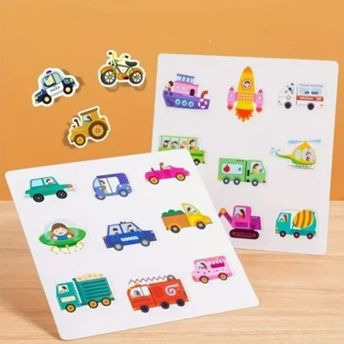 کتاب نقاشی با ماژیک جادویی و جاگذاری طرح حیوانات جنگل کد 6361193
