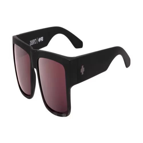 عینک آفتابی اسپای Spy Cyrus Matte Black Smoke Tort Fade Happy Rose W Silver Mirror - Image 2