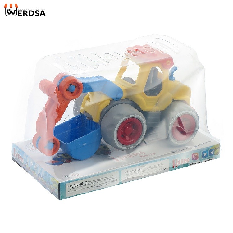 ست راه سازی هالیمو (لودر - پیکور - بیل -غلطک) 24 عدد وکیوم