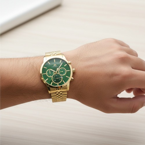 ساعت طلایی صفحه سبز الکس مارتین رفرانس 7139 مردانه - Image 4