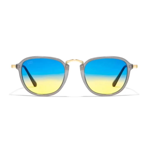 عینک آفتابی دی فرانکلین مدل D.franklin ROLLER SQ / MILKY BLUE GREY - GRAD BLUE - Image 3