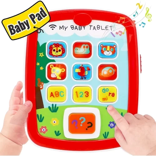 تبلت اسباب بازی موزیکال Huile Toys رنگ قرمز