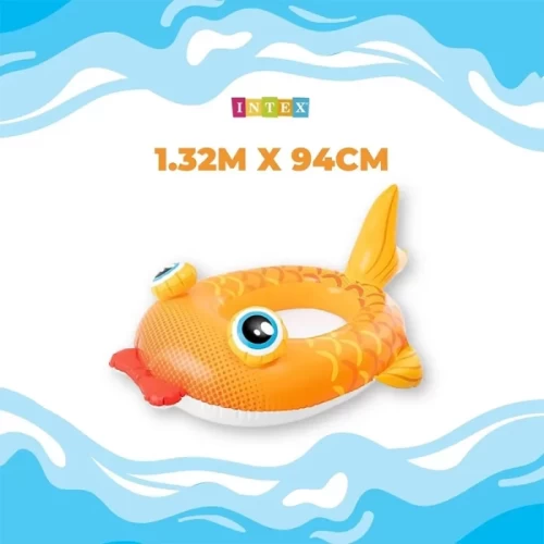 قایق بادی کودک اینتکس intex طرح ماهی کد P/59380/D