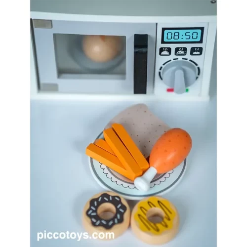 قیمت مایکروفر چوبی اسباب بازی